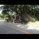 Eine Durchfahrt im Wall um Sukhothai